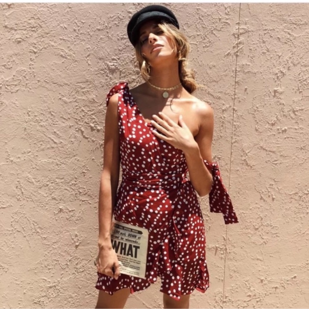 Sabo Skirt mini summer sexy dress xs polka dot